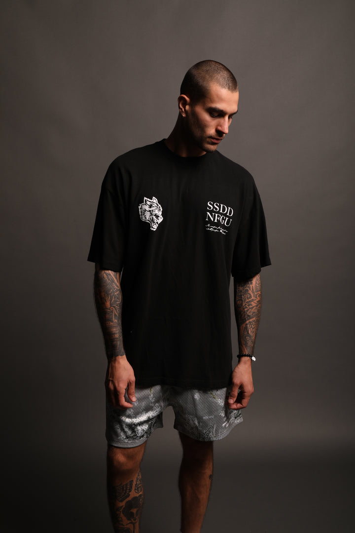 Assumption "Premium" Oversized Tee in Black