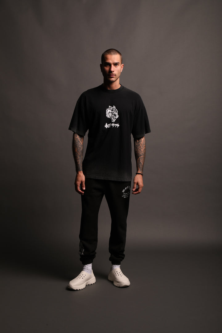 Chopper Post Lounge Sweats in Black