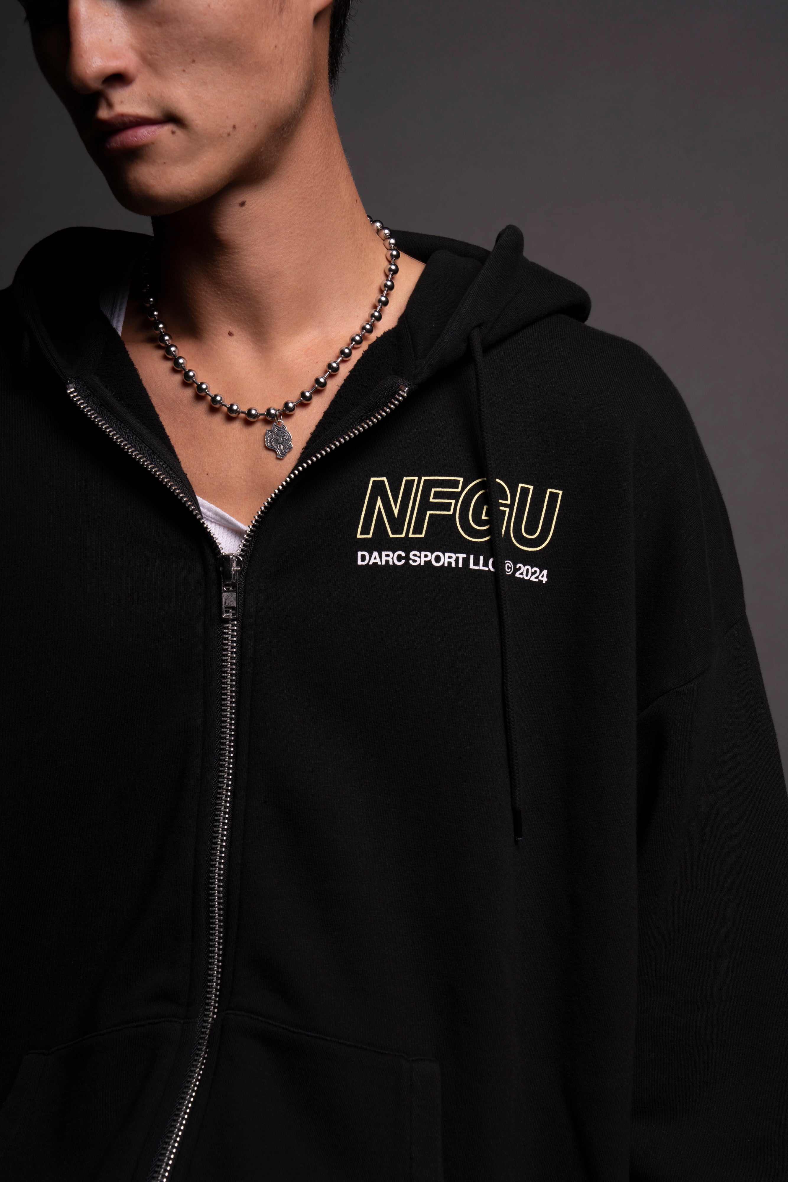その他 Dark sport nfgu hoodie black size M Dark sport nfgu hoodie black size M
