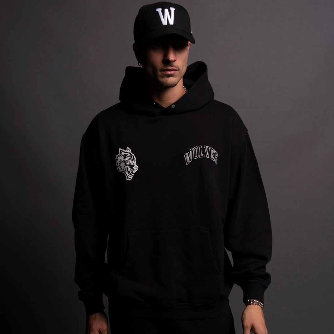 Wolf Loyalty "Pierce" Hoodie in Black