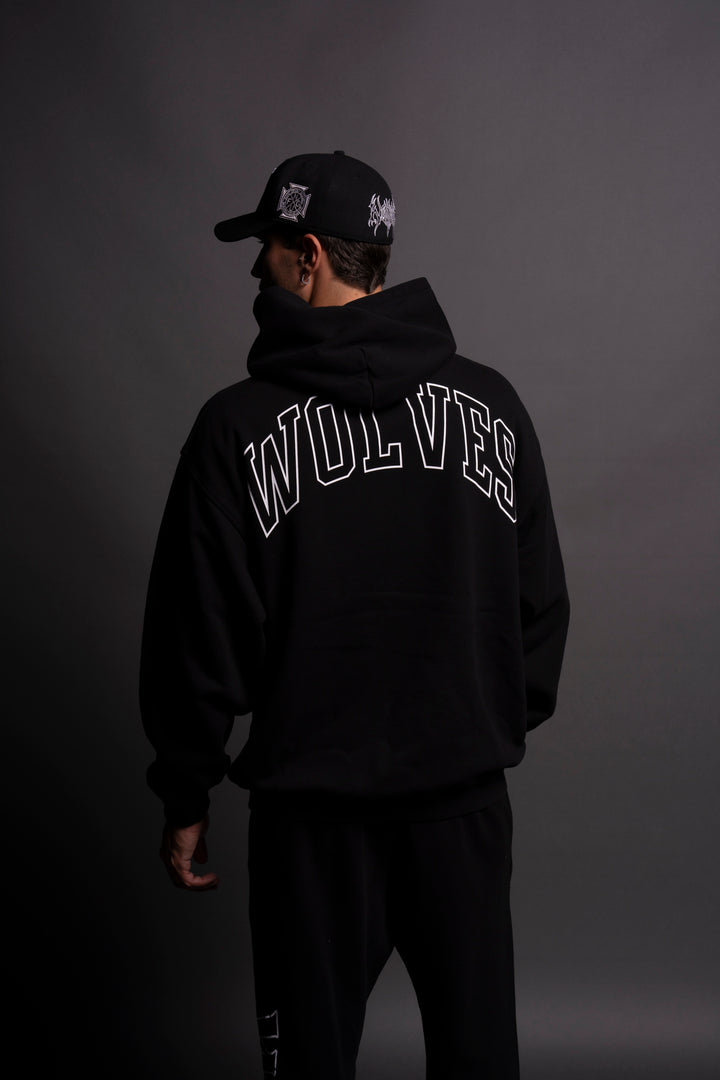 Wolf Loyalty "Pierce" Hoodie in Black