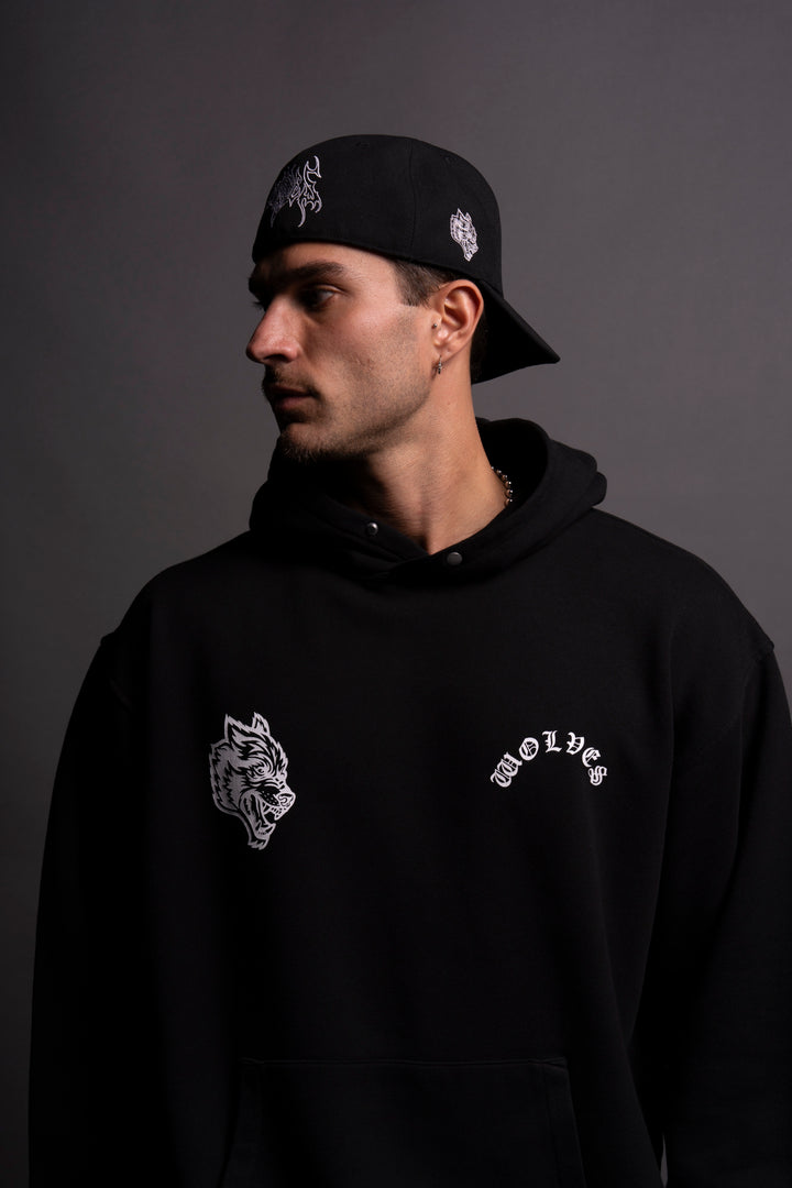 Wolf Chopper "Pierce" Hoodie in Black