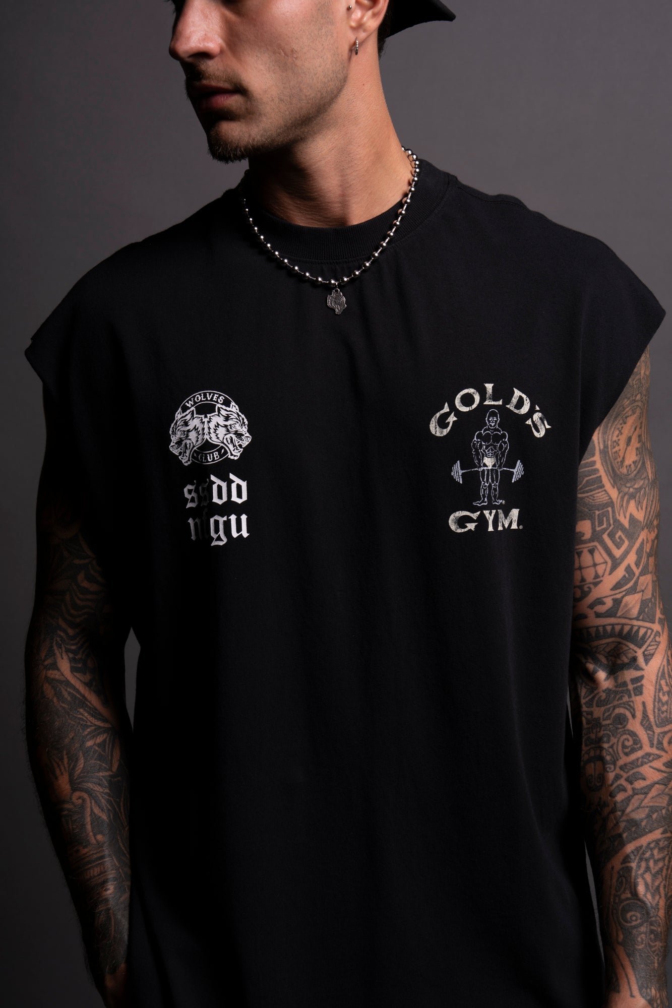 On Fire "Premium" Muscle Tee in Black