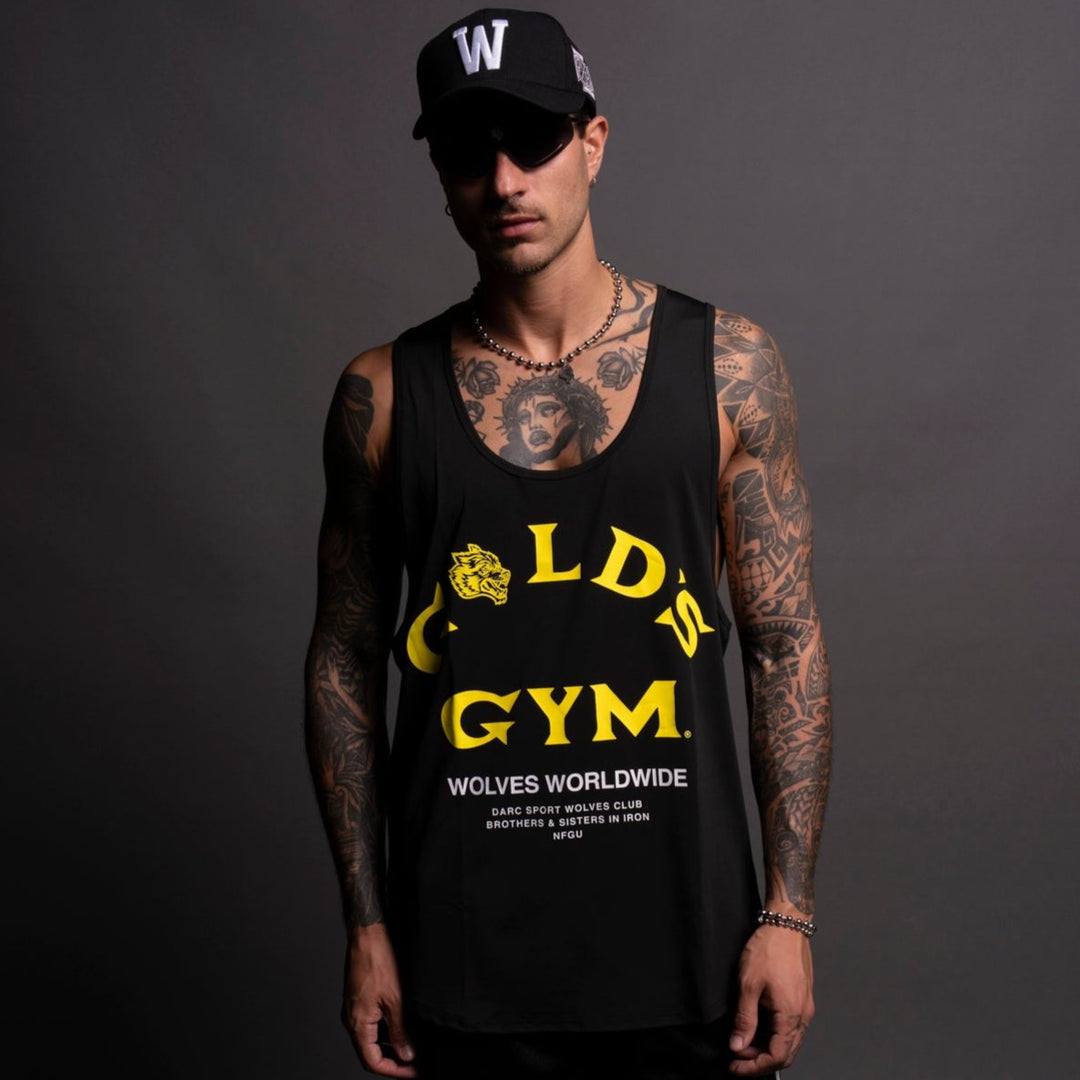 Gold's "Dry Wolf" (Mecca) Tank in Black