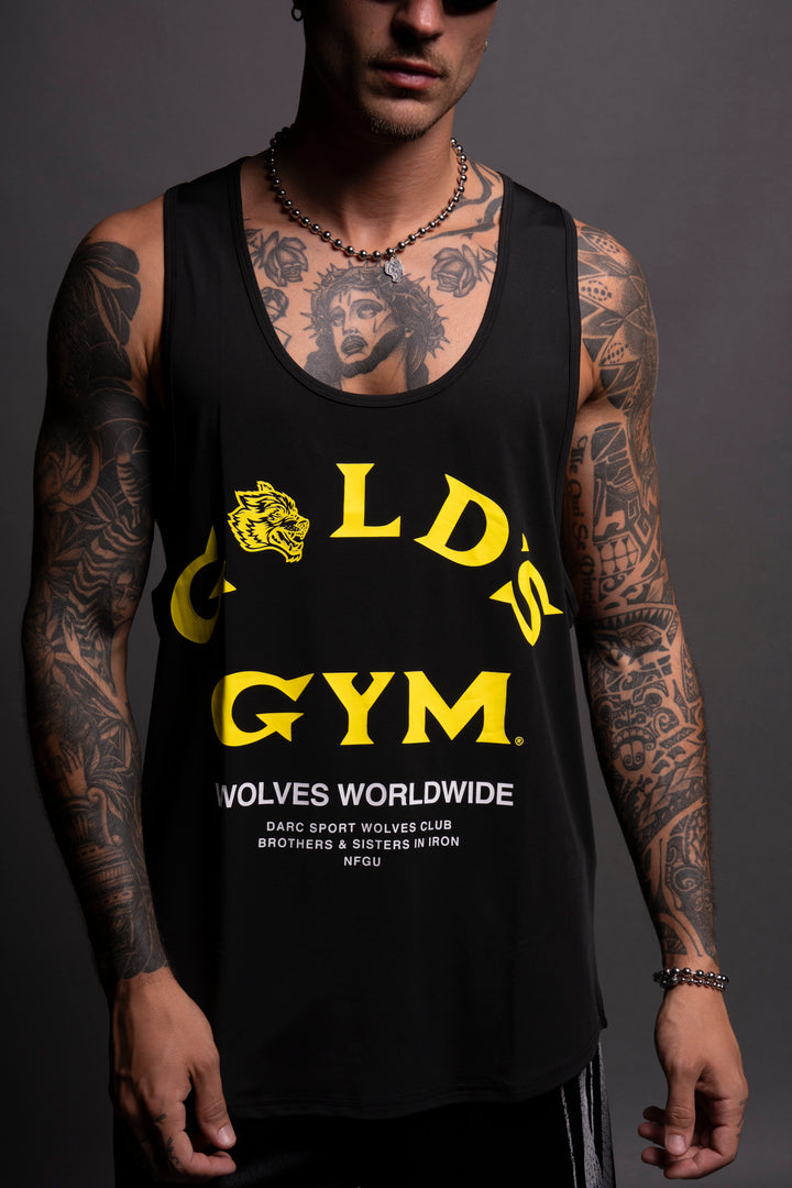 Gold's "Dry Wolf" (Mecca) Tank in Black