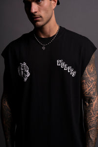 Journey "Premium" Muscle Tee in Black