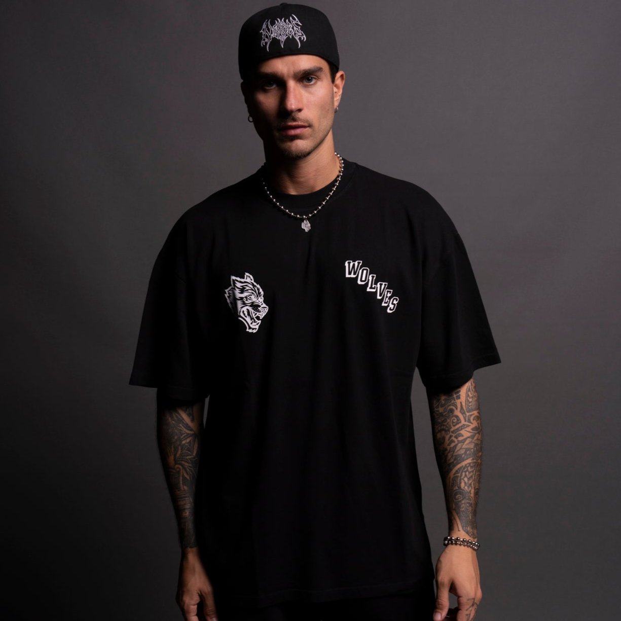Journey "Premium" Oversized Tee in Black