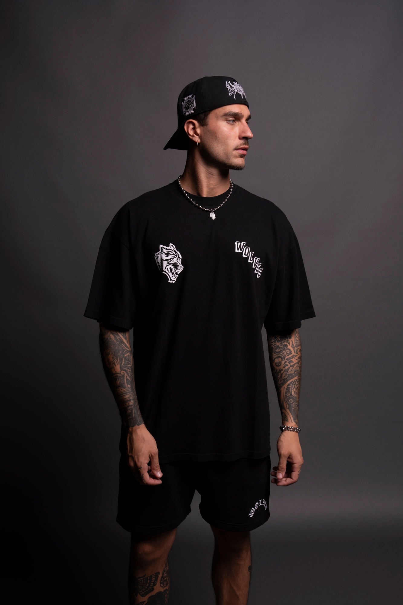 Journey "Premium" Oversized Tee in Black