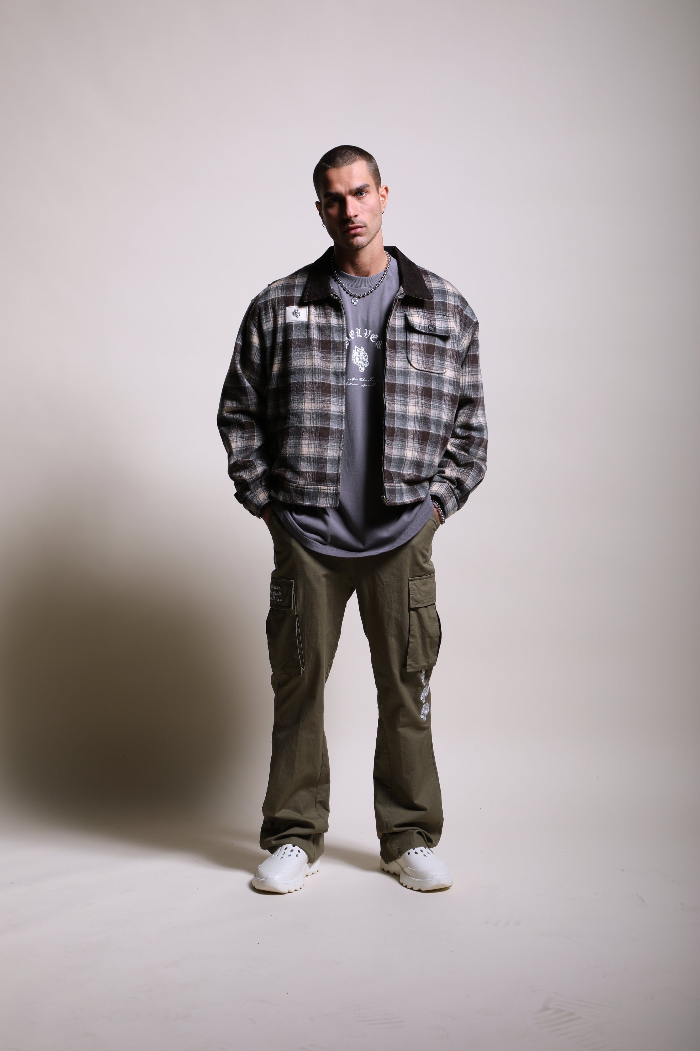 Wolf Head Logan Jacket in Coastal Plaid