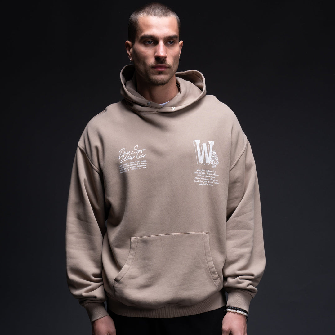 Our Mark "Pierce" Hoodie in Taupe