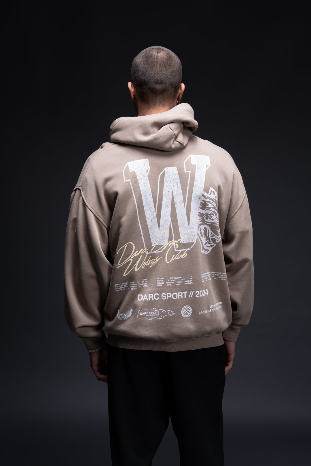 Our Mark "Pierce" Hoodie in Taupe