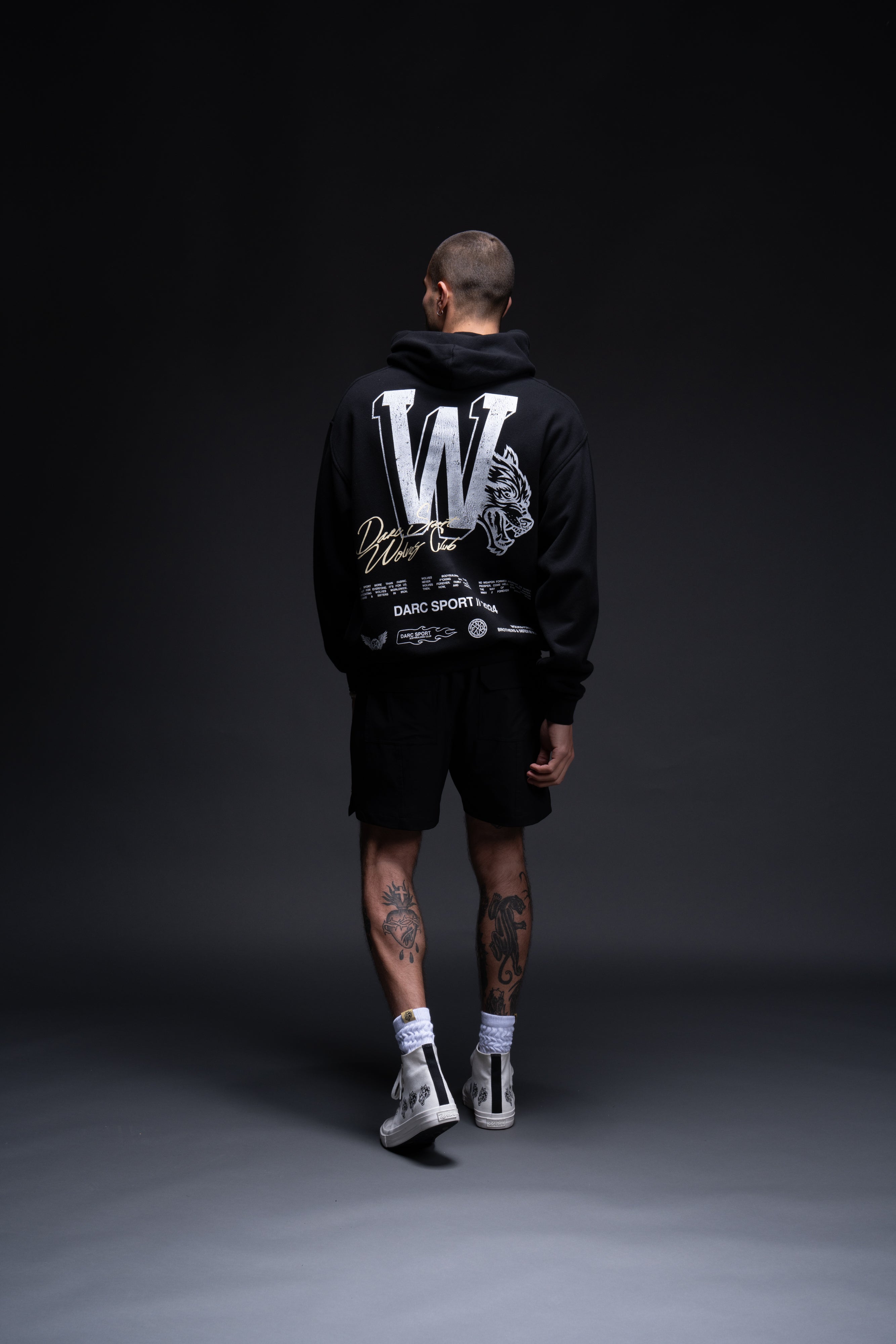 Our Mark "Pierce" Hoodie in Black