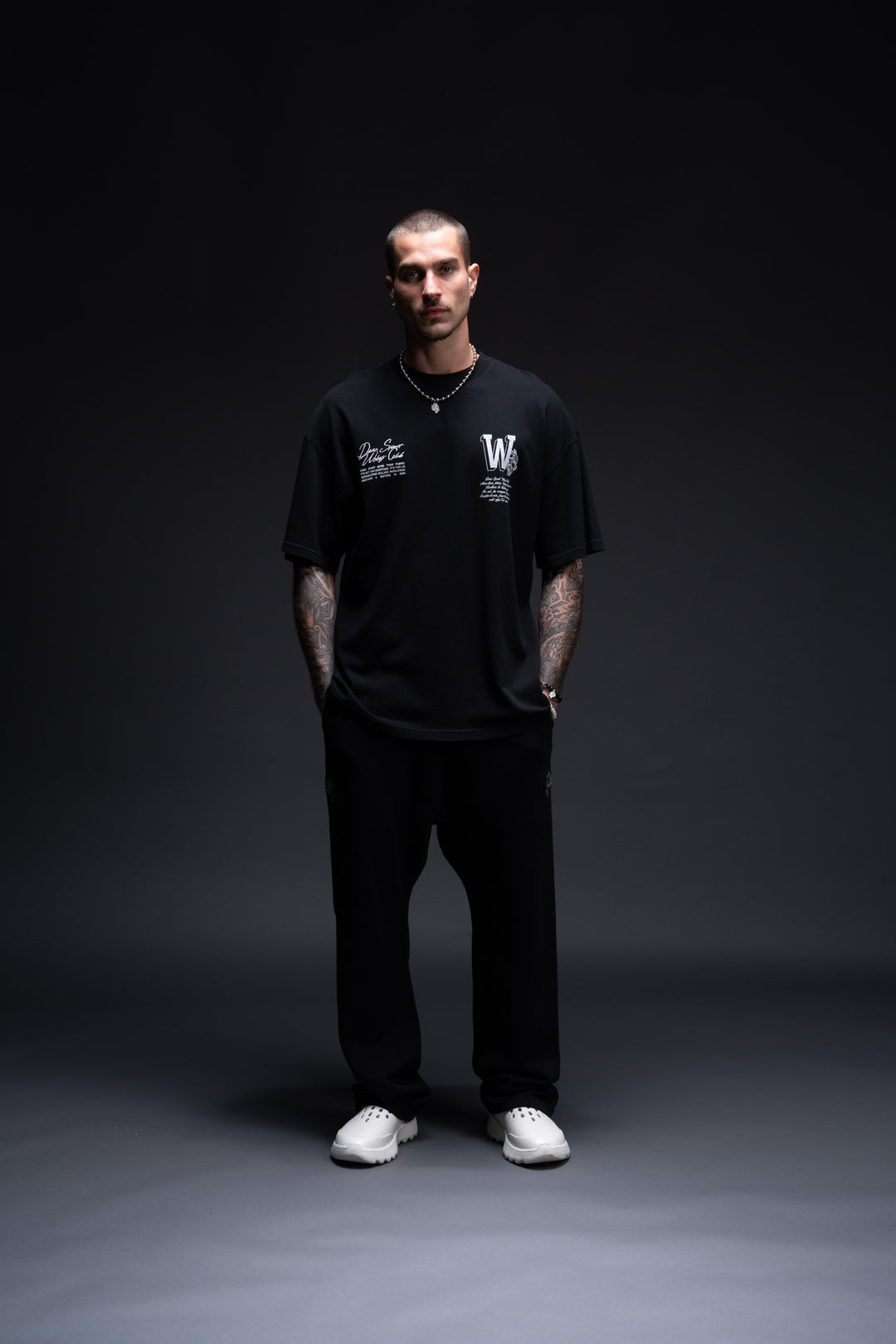Our Mark "Premium" Oversized Tee in Black