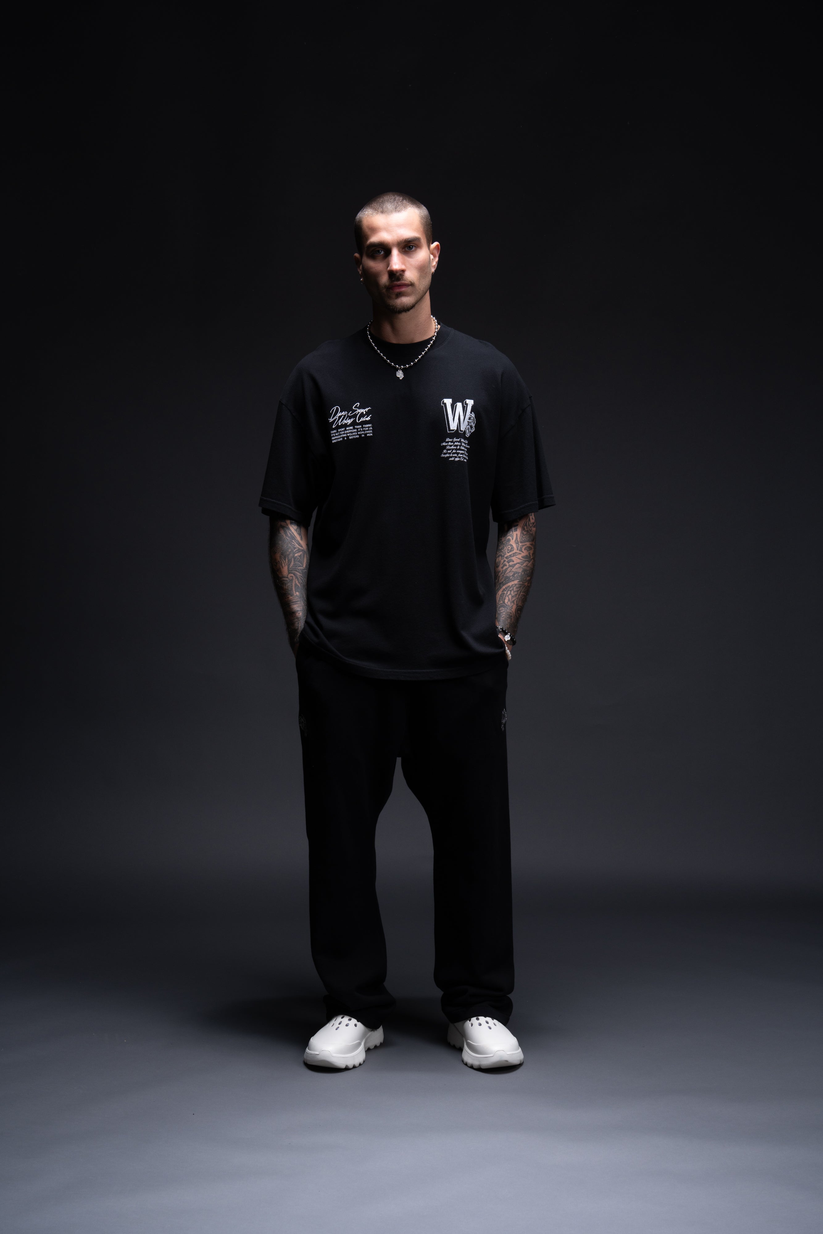 Our Mark "Premium" Oversized Tee in Black