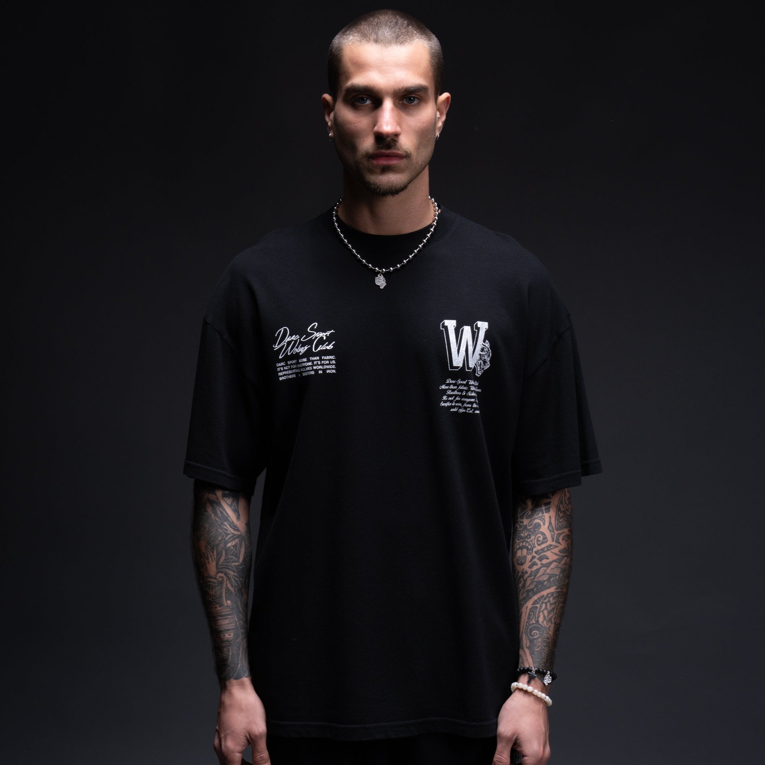 Our Mark "Premium" Oversized Tee in Black