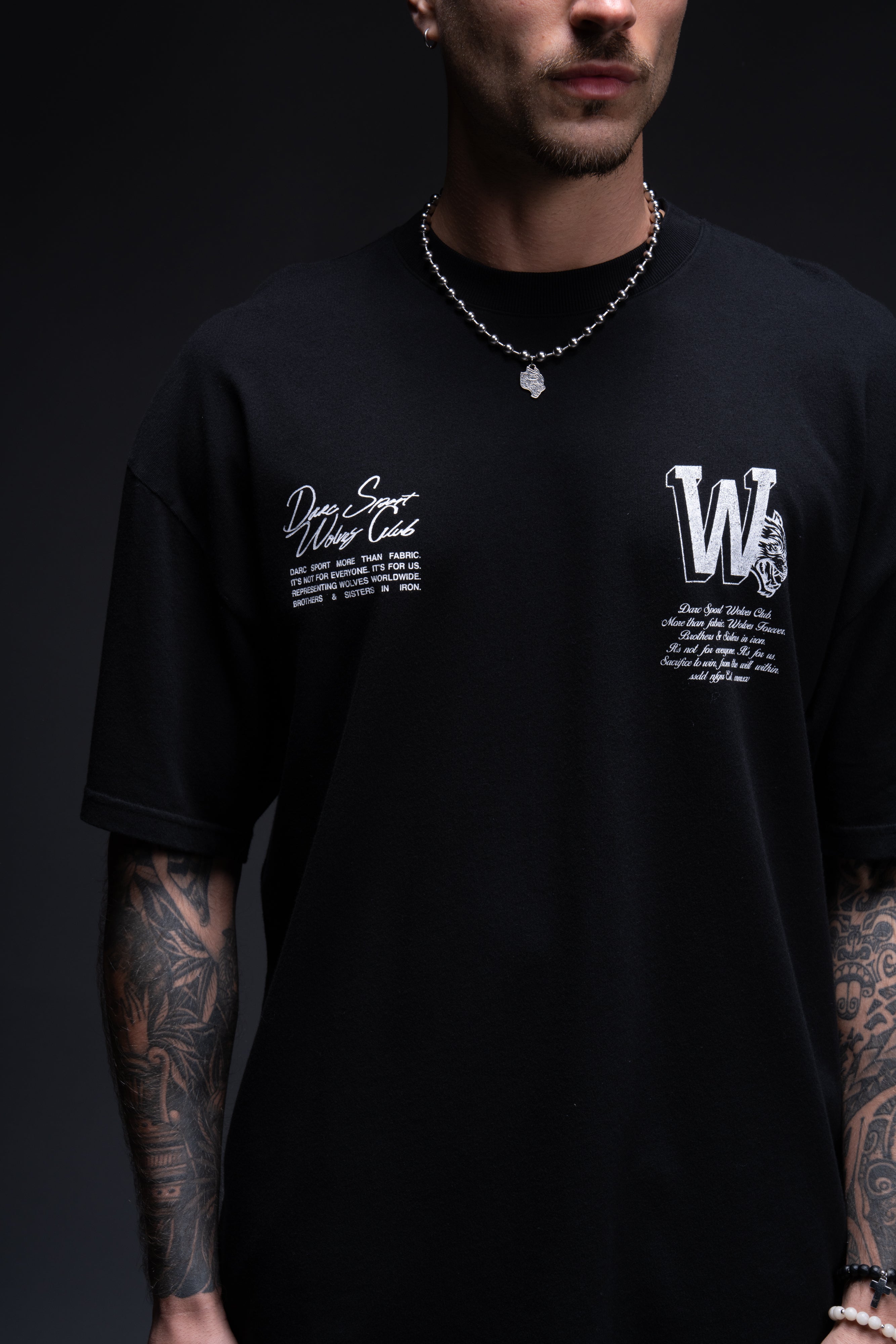 Our Mark "Premium" Oversized Tee in Black