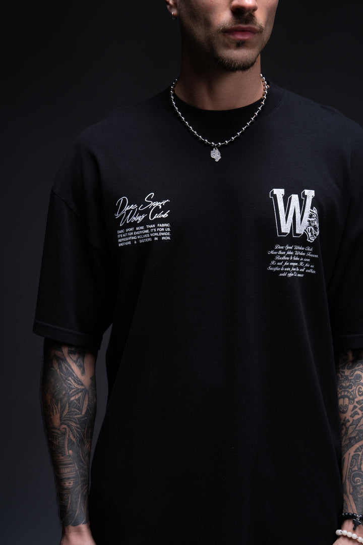 Our Mark "Premium" Oversized Tee in Black