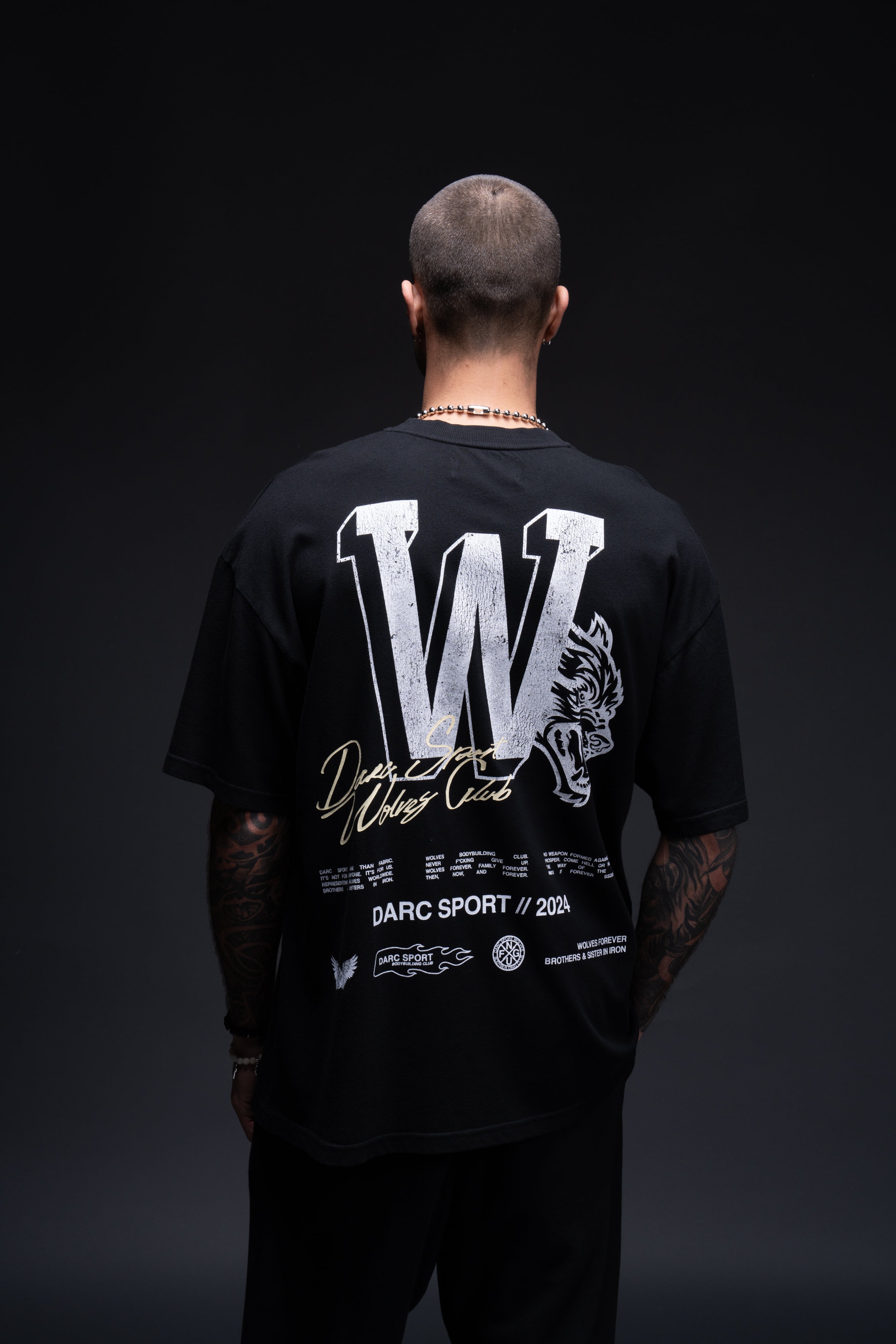 Our Mark "Premium" Oversized Tee in Black