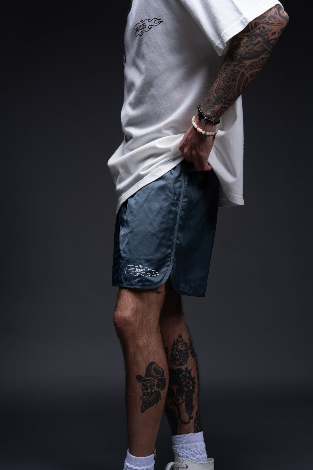 The Fire J. Spartan Shorts in Darc Blue