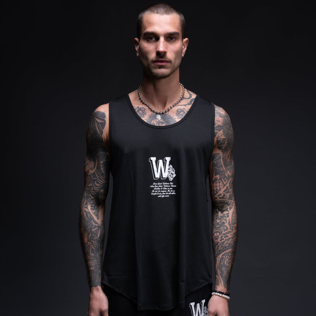 Marked "Dry Wolf" (Drop) Tank in Black
