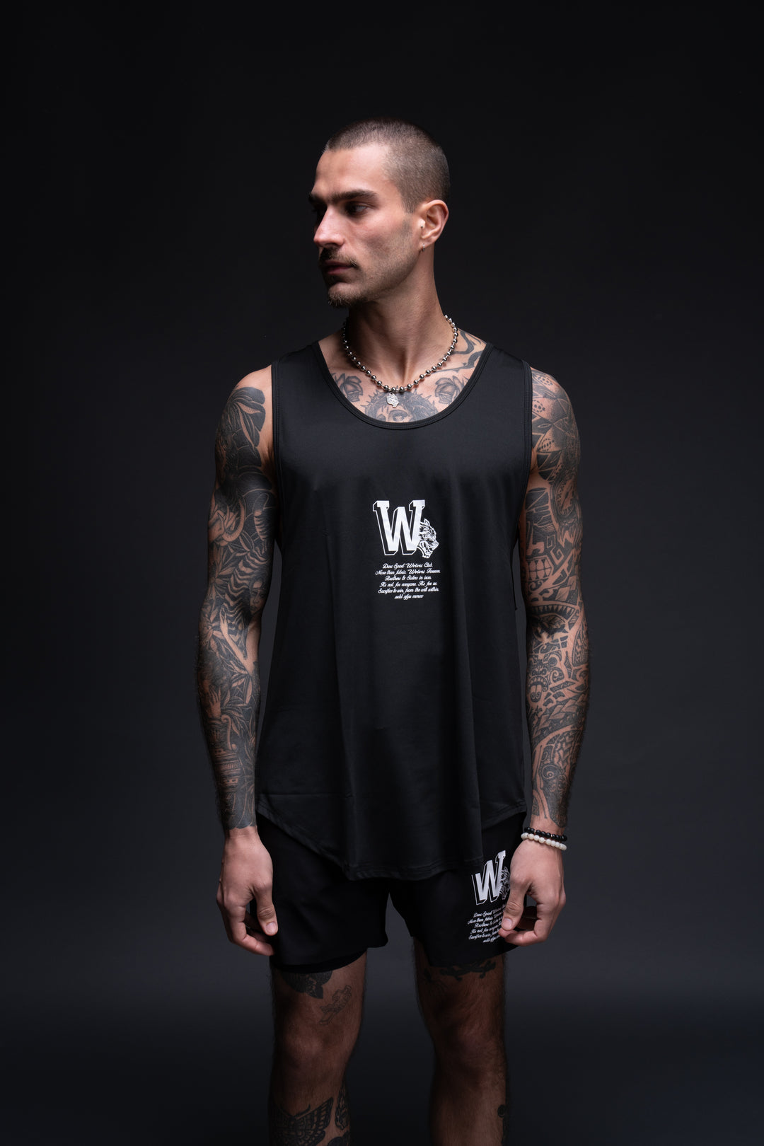 Marked "Dry Wolf" (Drop) Tank in Black