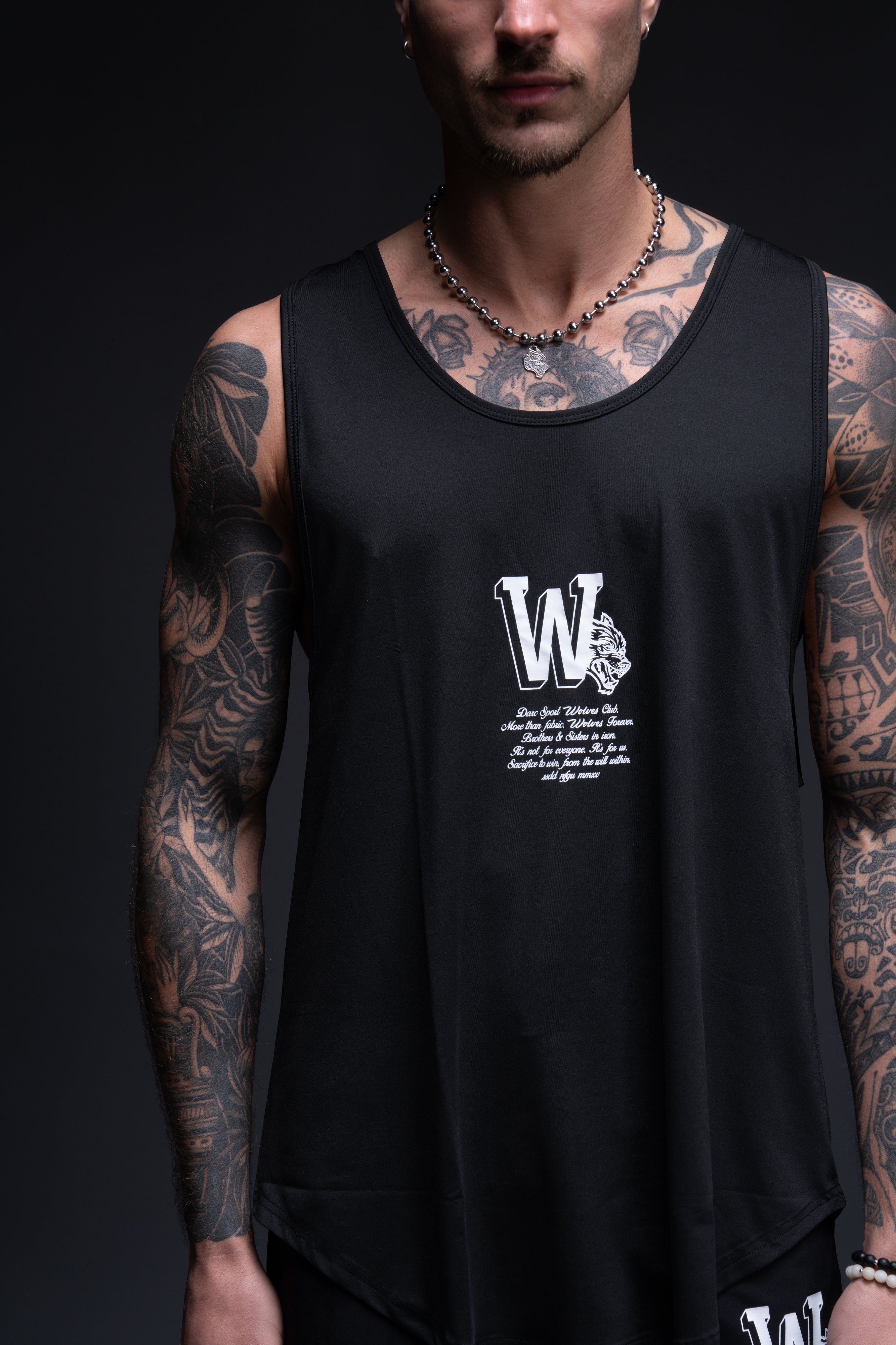 Marked "Dry Wolf" (Drop) Tank in Black