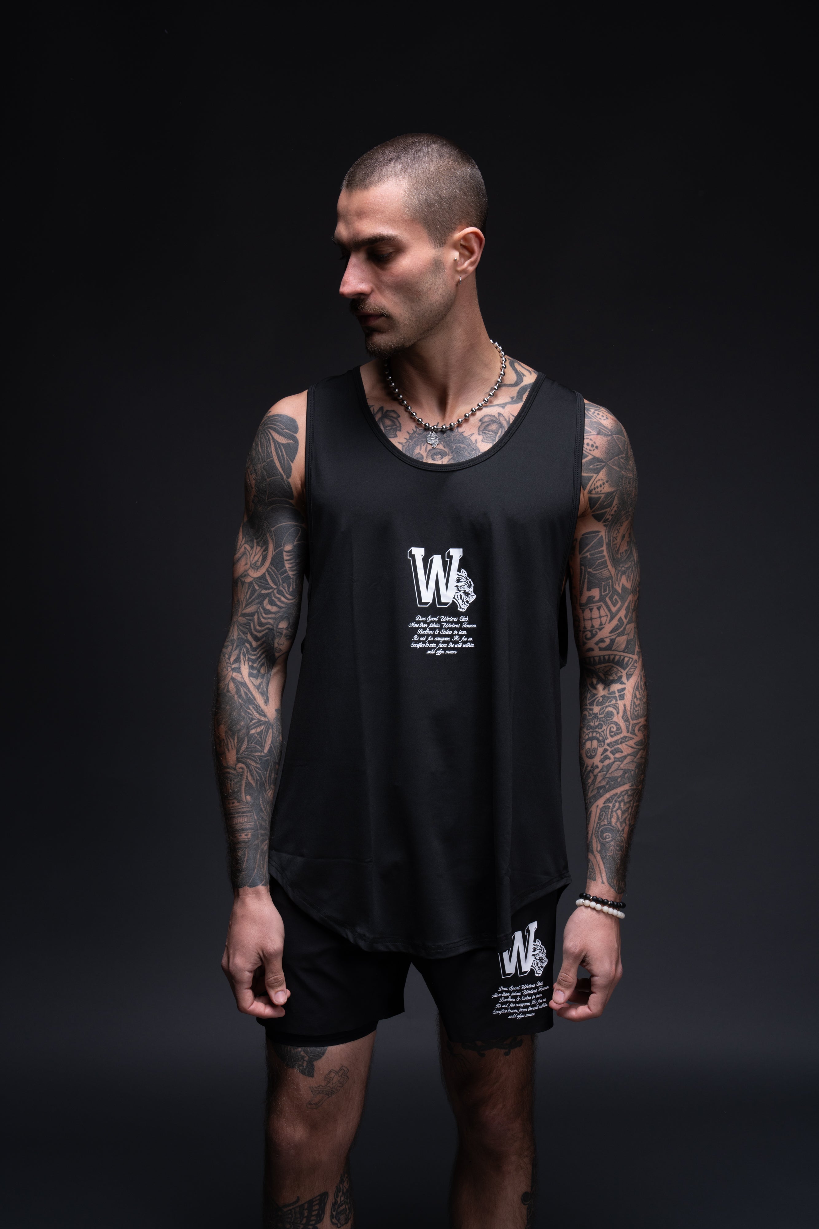 Marked "Dry Wolf" (Drop) Tank in Black