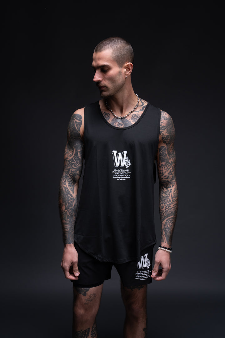 Marked "Dry Wolf" (Drop) Tank in Black