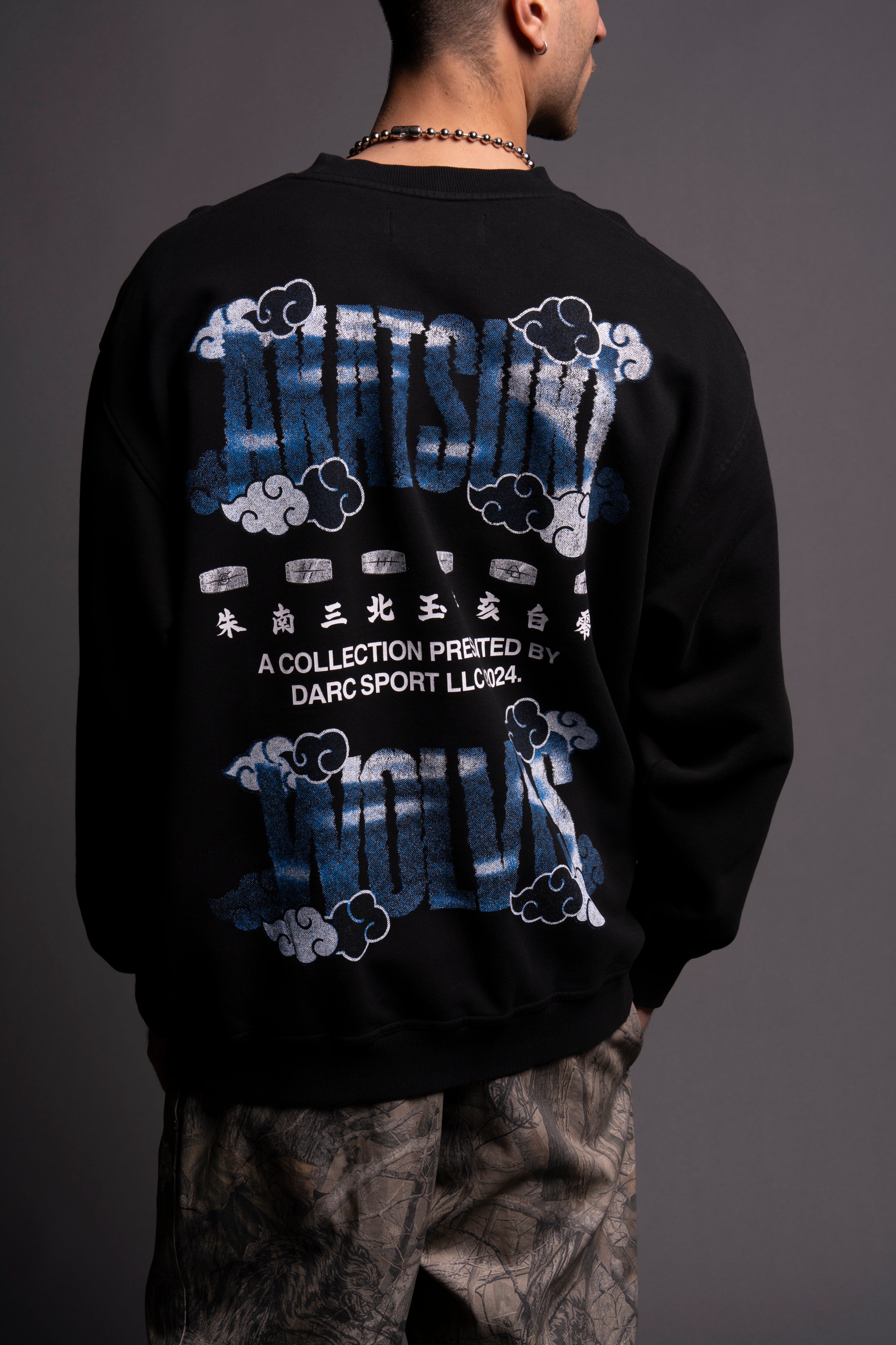 Akatsuki London Crewneck in Black – DarcSport