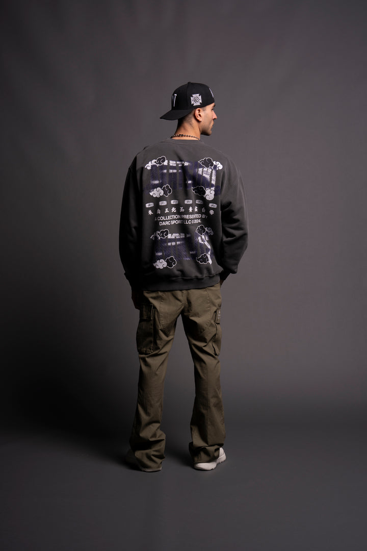 Akatsuki London Crewneck in Wolf Gray