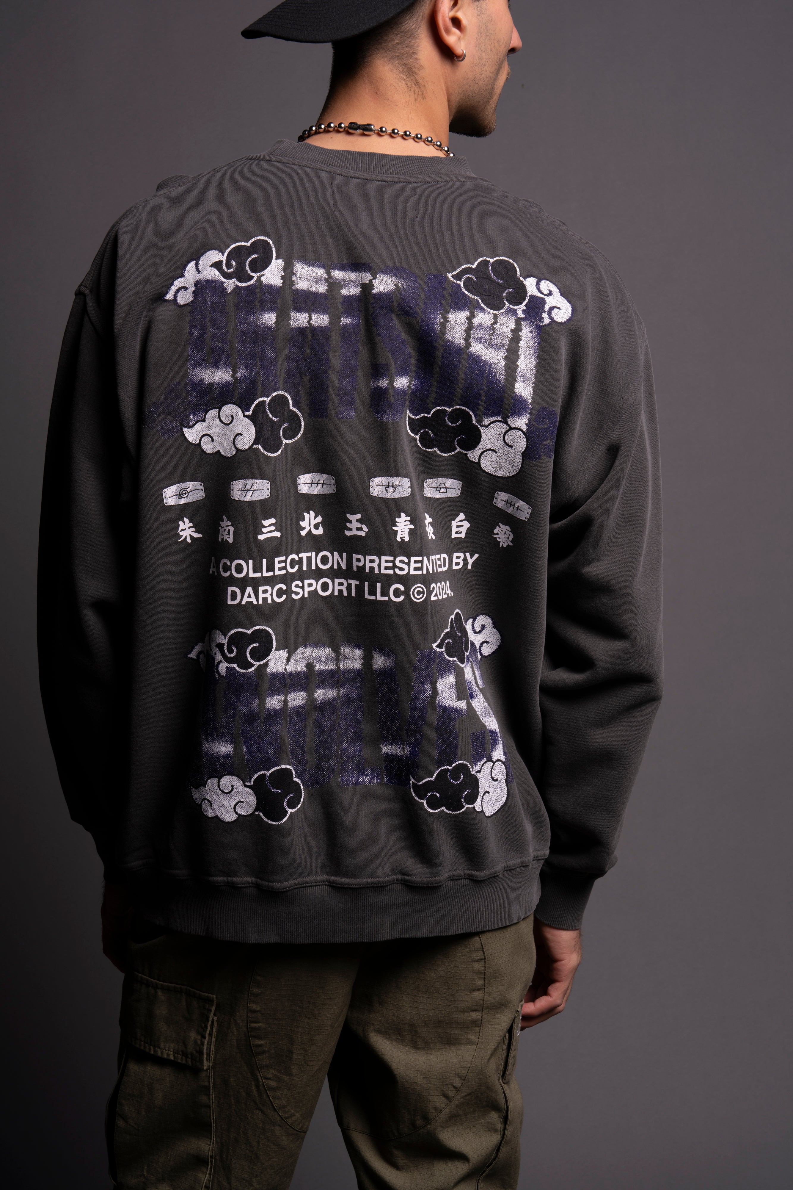 Akatsuki London Crewneck in Wolf Gray – DarcSport