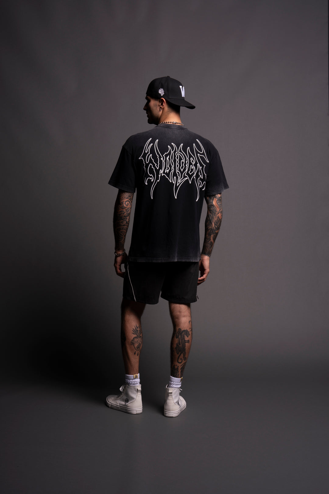 Just Like Us "Premium" Oversized Tee in Black