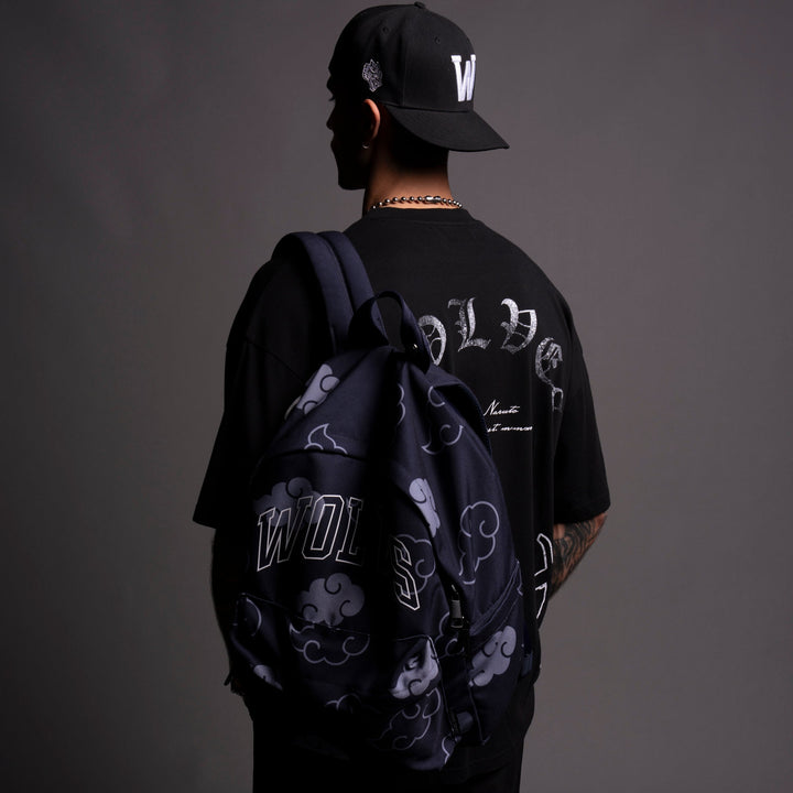Wolf Clouds Everyday Backpack in Storm Blue