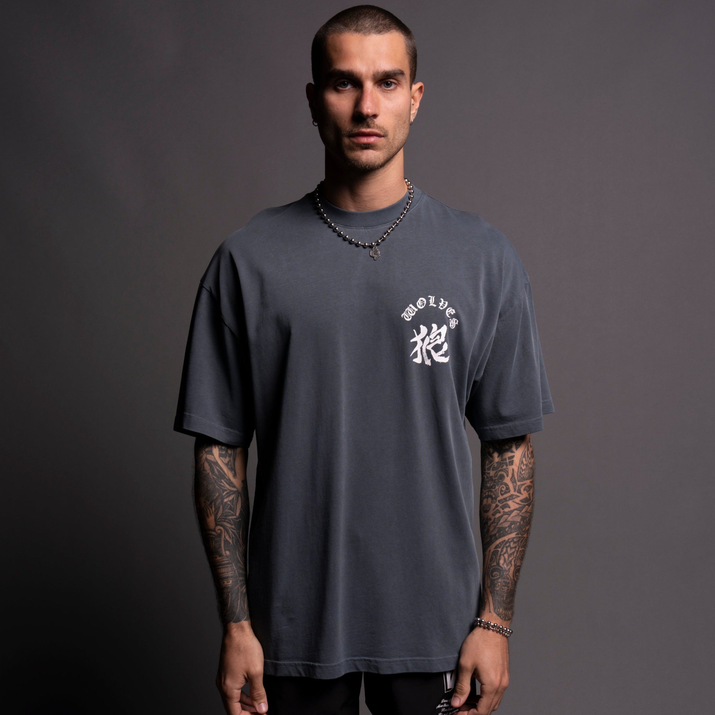 Darc Sport RATHER DIE STANDING LAUREL PREMIUM OVERSIZED TEE CREAM 