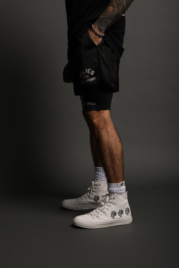 Our Life J. Spartan Shorts in Black