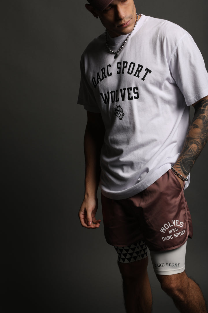 Our Life J. Spartan Shorts in Mauve