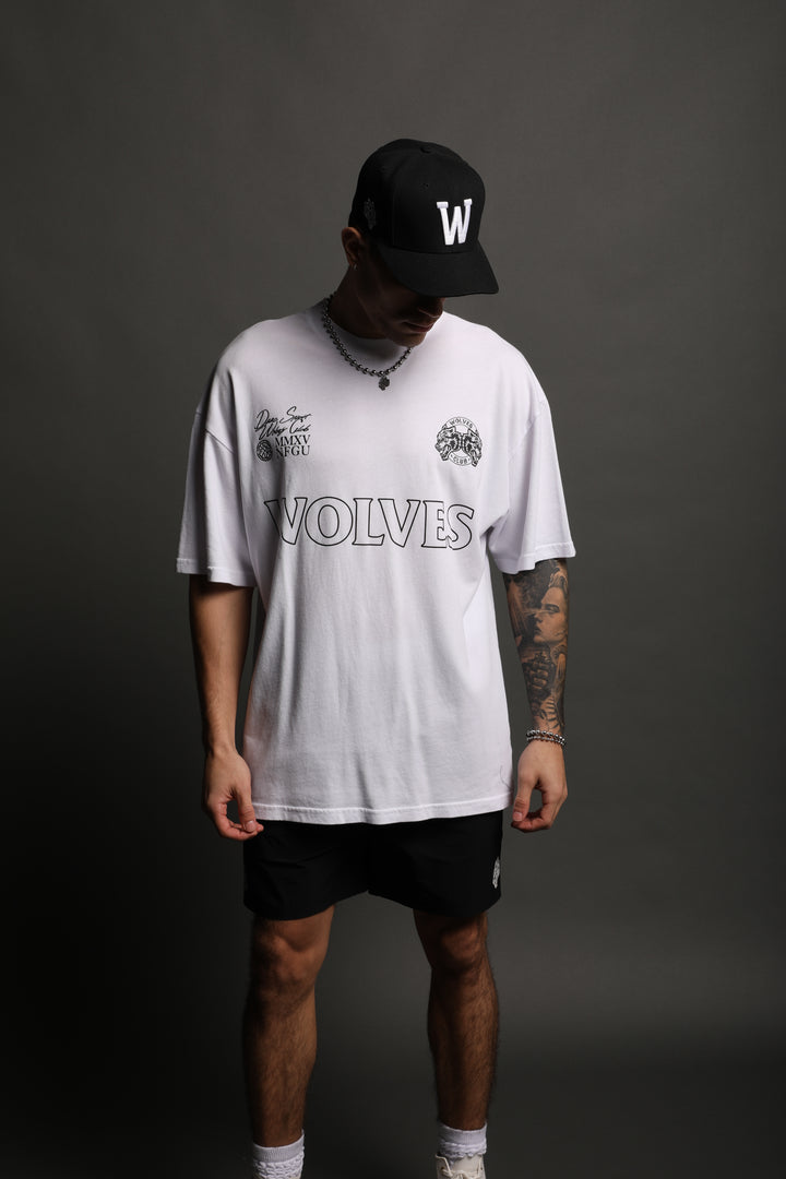 Grounded "Premium" Oversized Tee in White