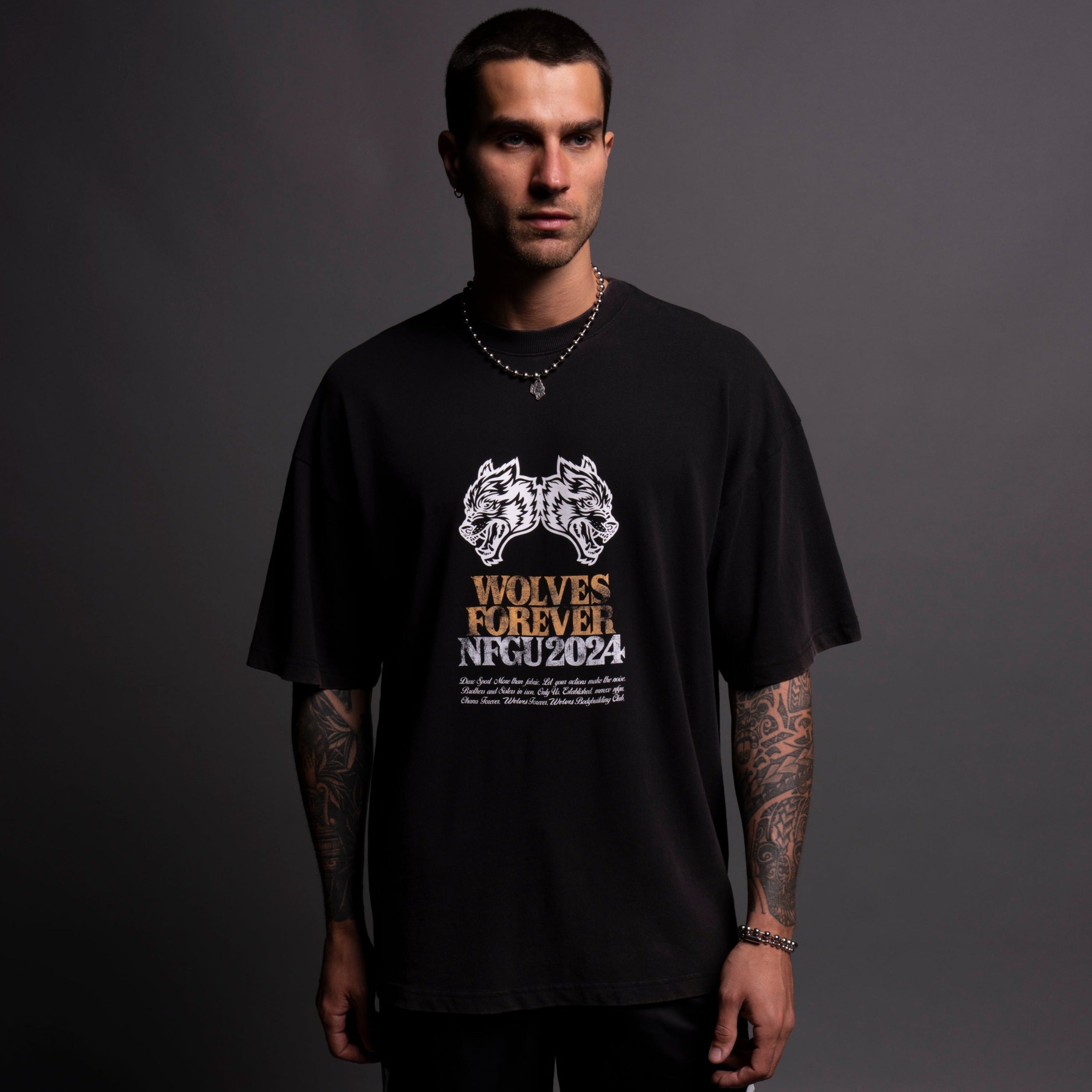 Fly Higher V2 "Premium Vintage" Oversized Tee in Black