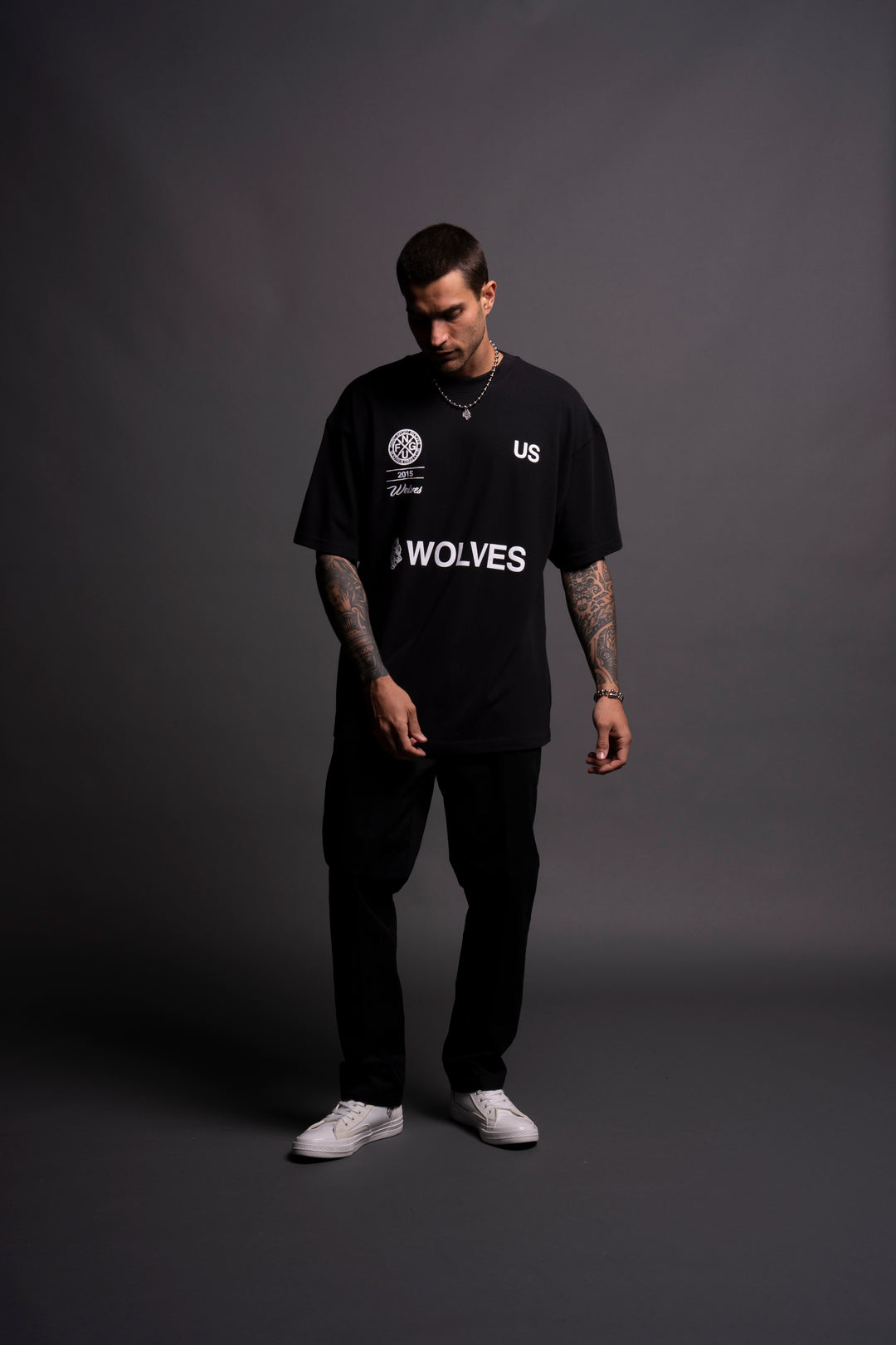 Stay True "Premium" Oversized Tee in Black