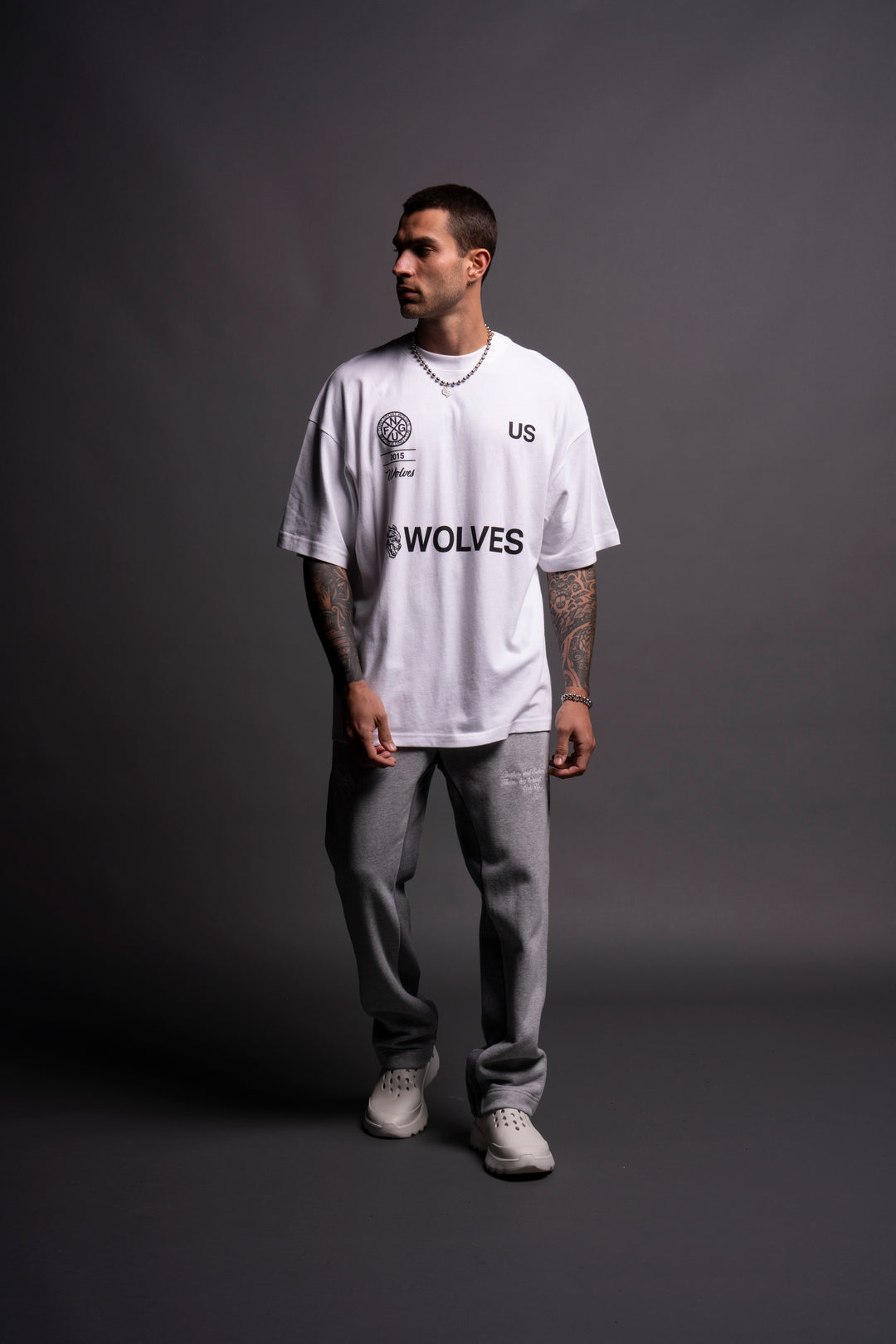 Stay True "Premium" Oversized Tee in White