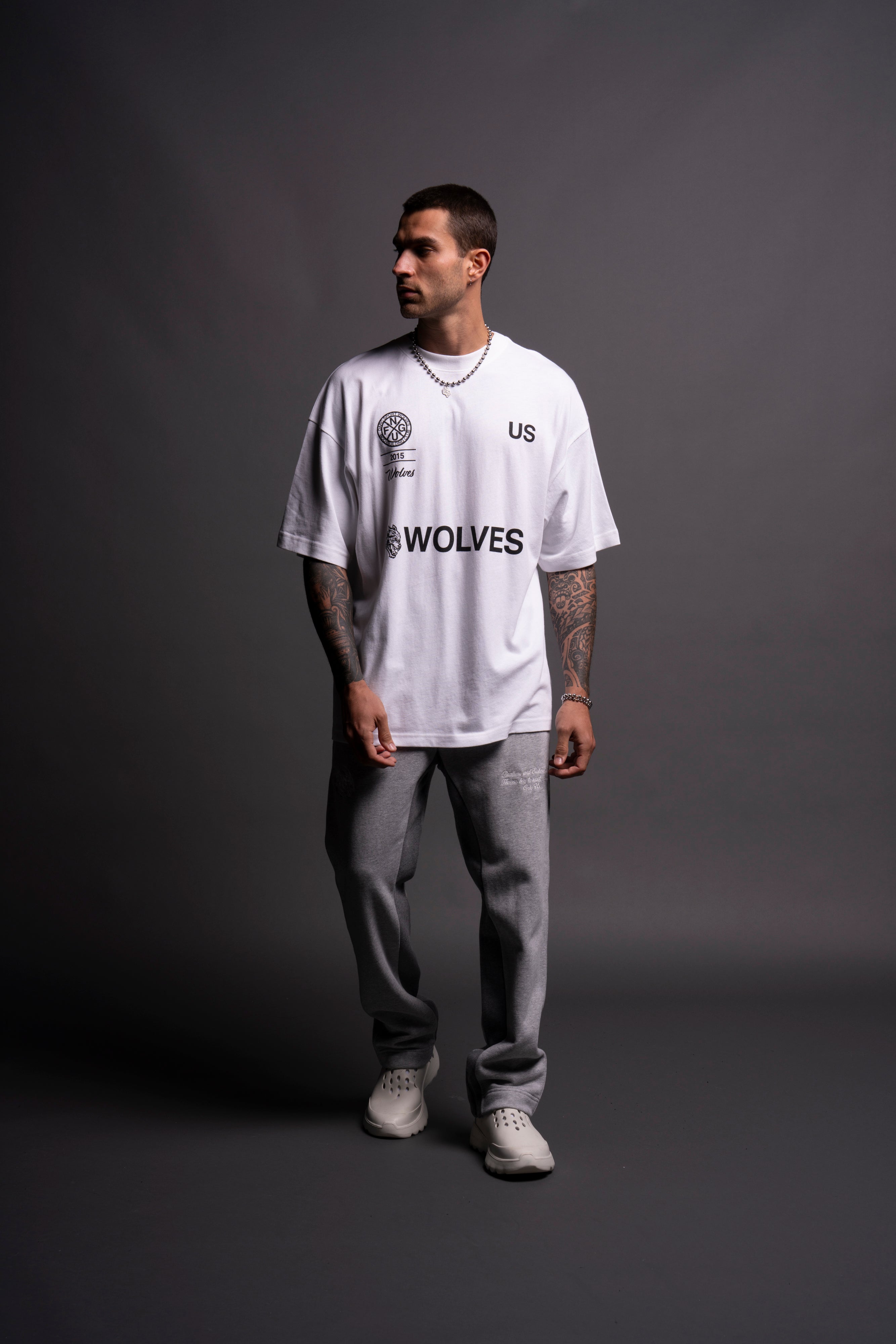 Stay True "Premium" Oversized Tee in White