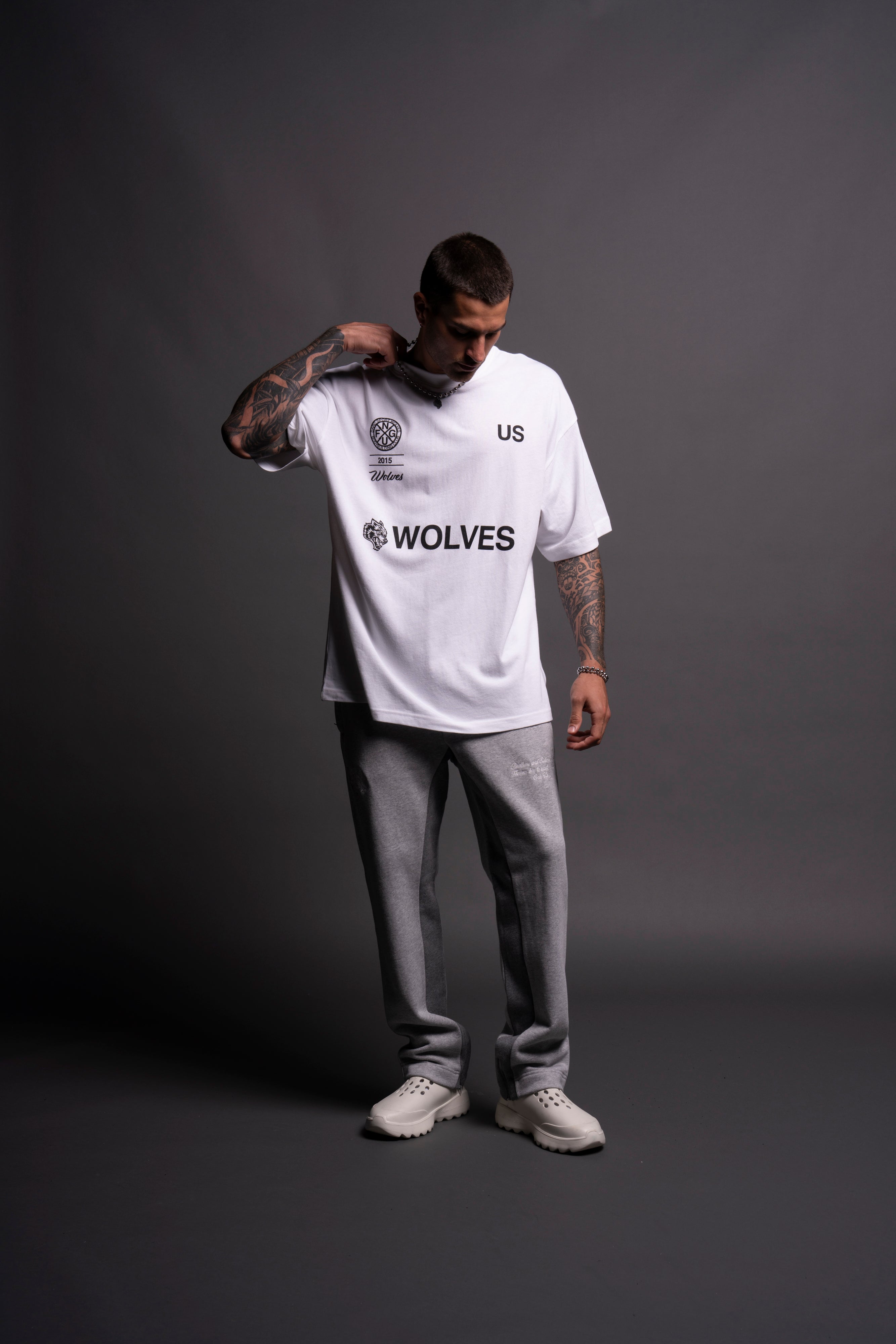 Stay True "Premium" Oversized Tee in White