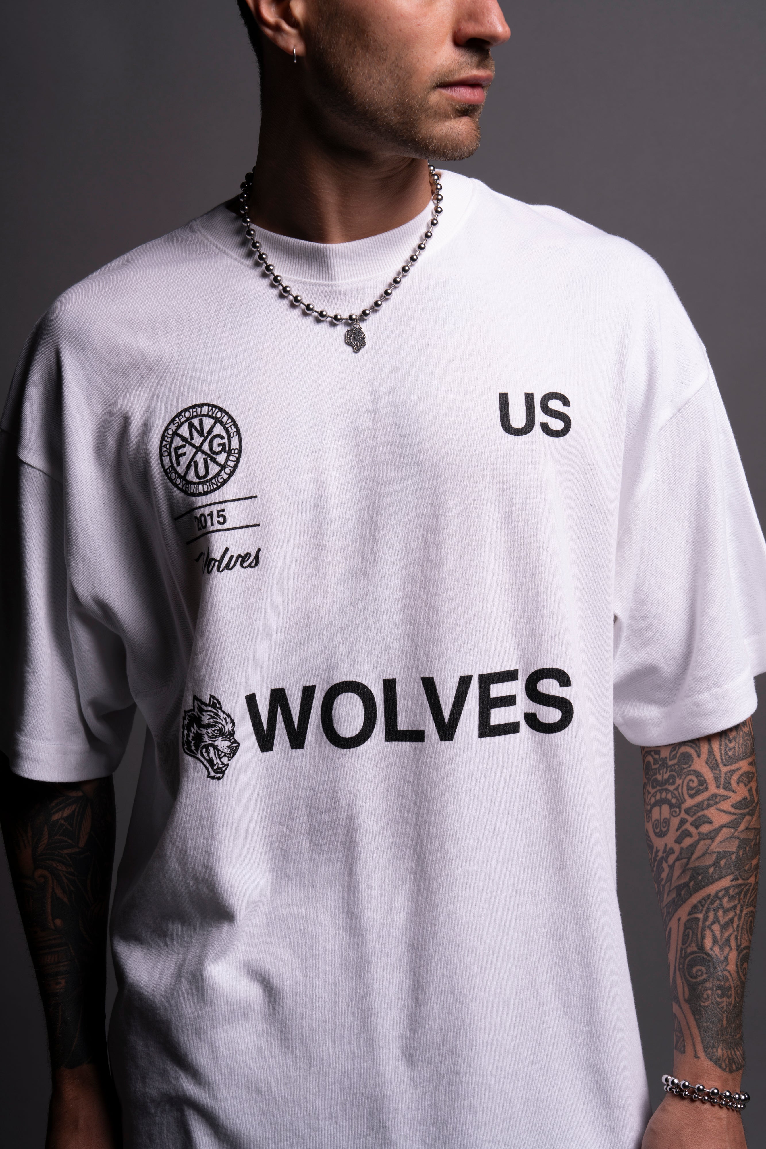 Stay True "Premium" Oversized Tee in White