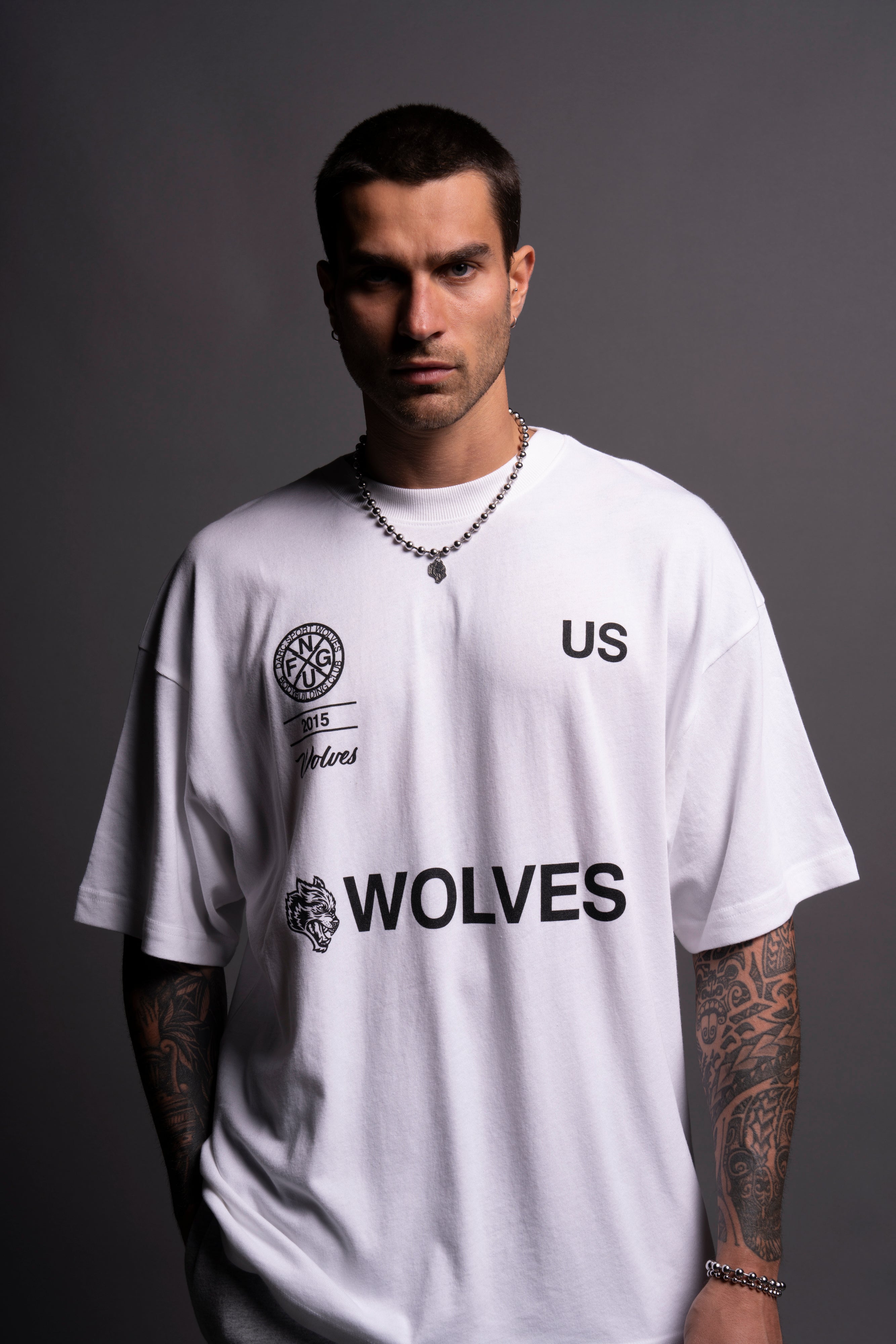 Stay True "Premium" Oversized Tee in White