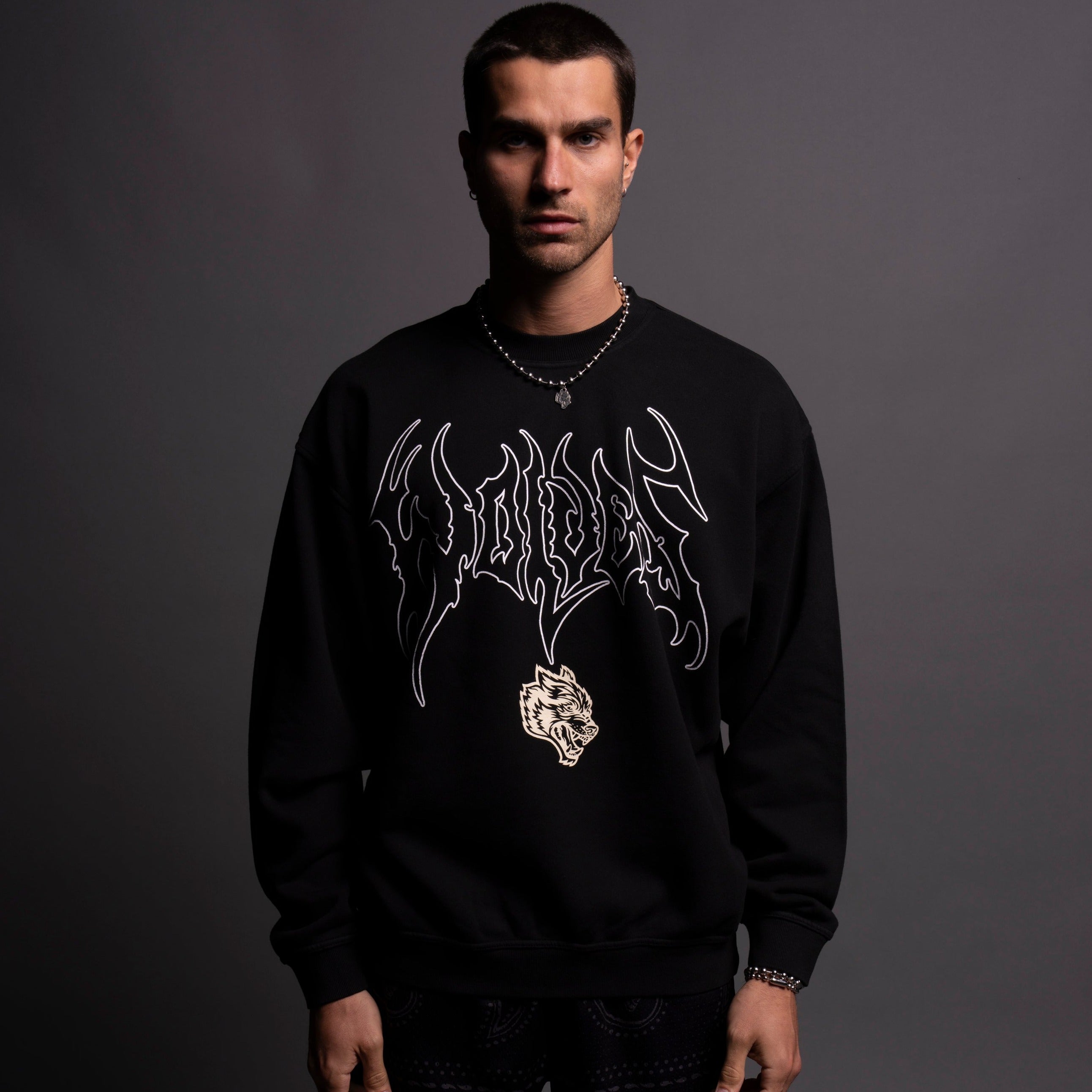 Loyalty V4 London Crewneck in Black