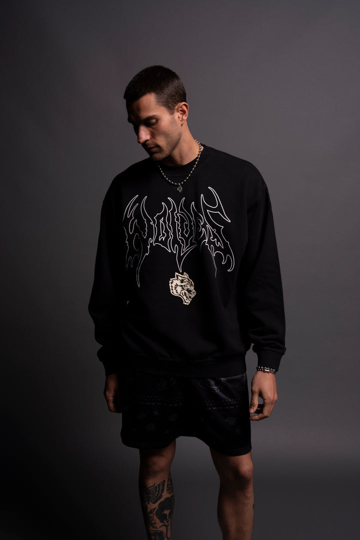 Loyalty V4 London Crewneck in Black