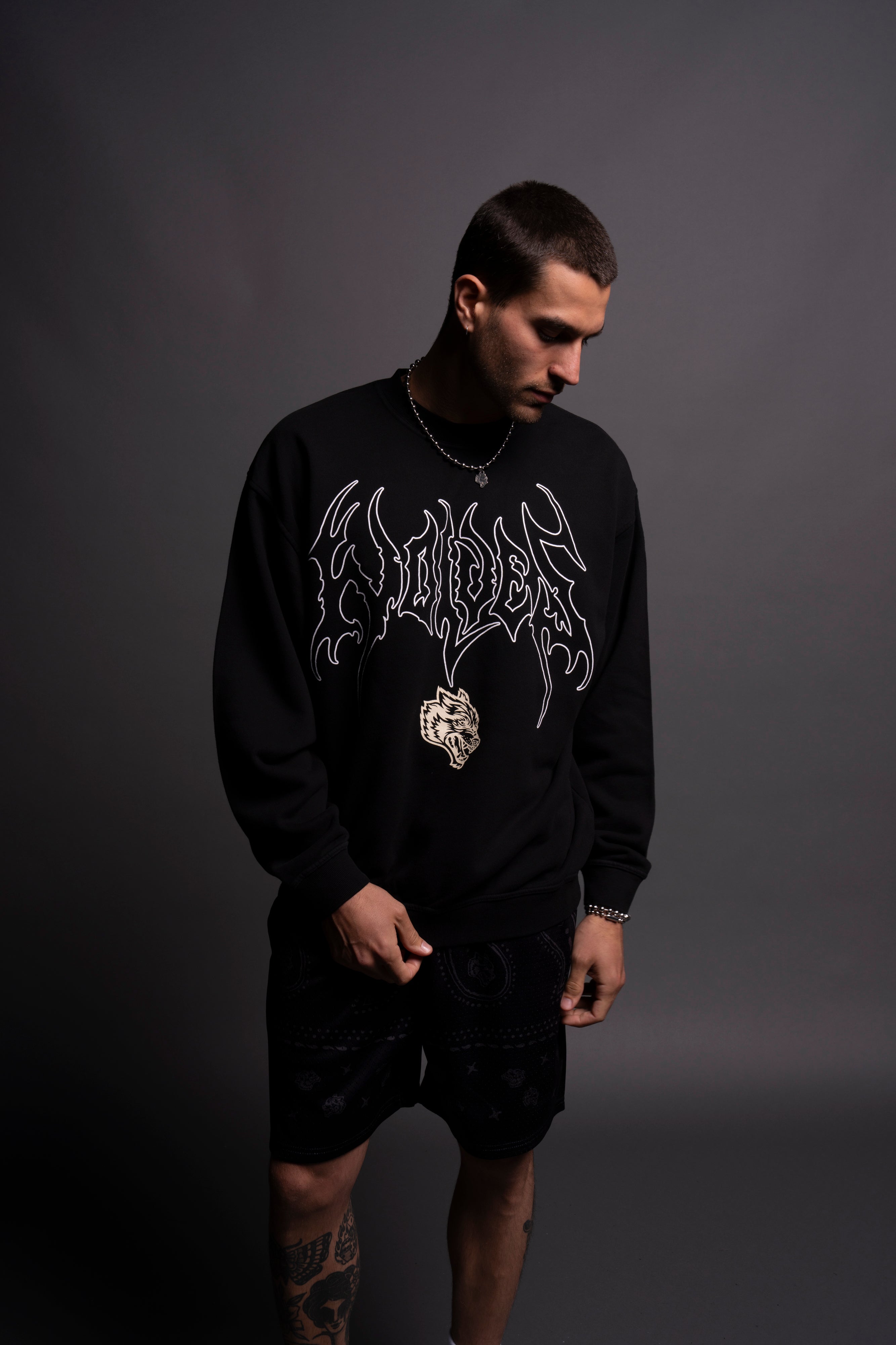 Loyalty V4 London Crewneck in Black