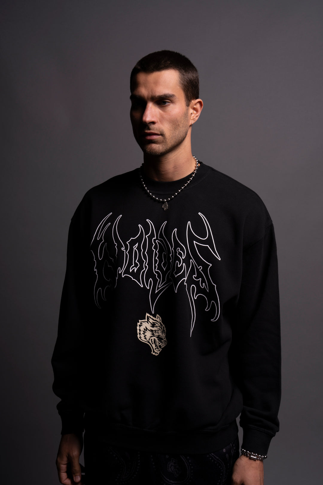 Loyalty V4 London Crewneck in Black