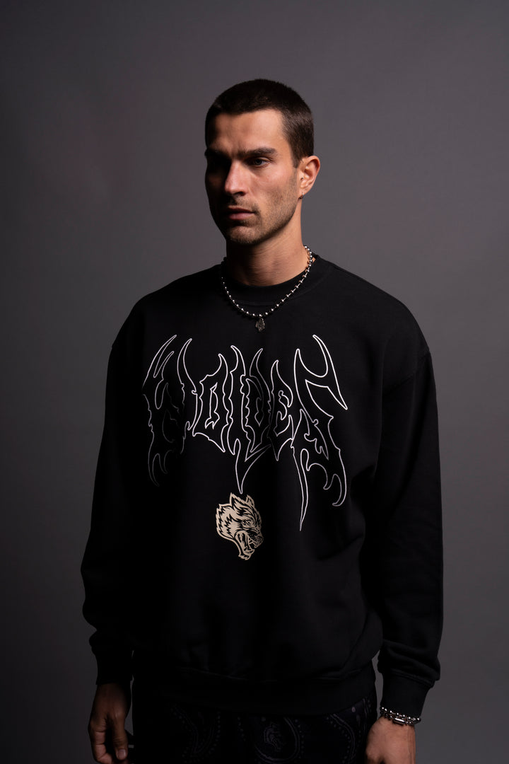 Loyalty V4 London Crewneck in Black