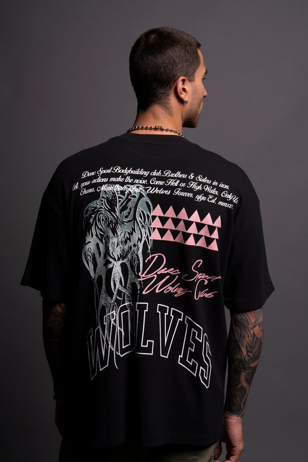 Protect Us "Premium" Oversized Tee in Black/Green